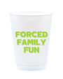 Forced Family Fun Green Reusable Frost Flex Cups