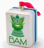 Mint Dragon Mahjong Tile Ornament
