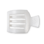 Square Flat Hair Clip | Medium | Coconut White
