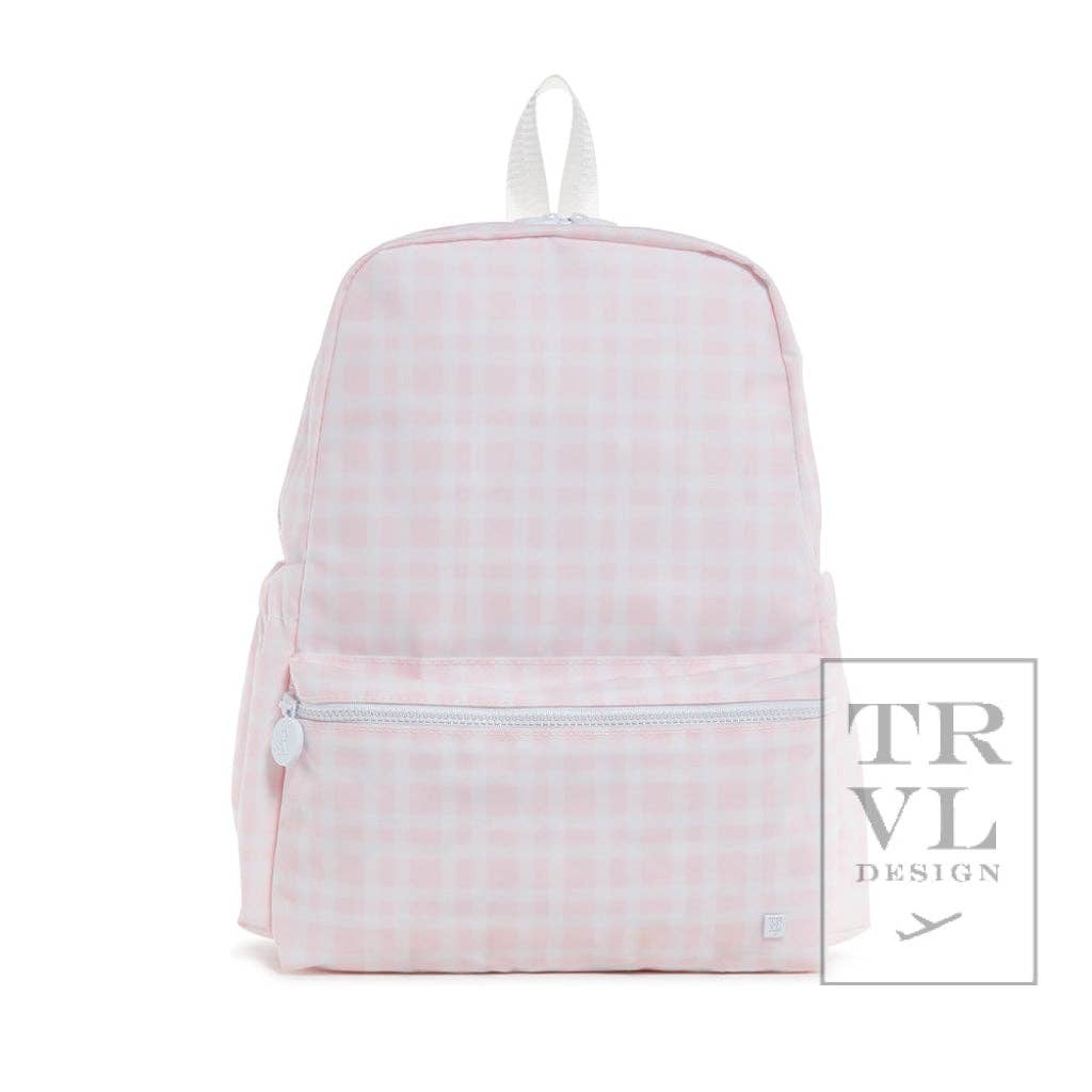 New - Pink Plaid backpack Pink Plaid Backpack – peroxidejuliet main image 4