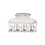 SILVER METAL MINI CLAW CLIP