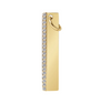 Gold Pave Vertical Charm Engraving