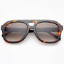 Voyager Acetate Oversized Aviator Sunglasses
