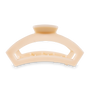 Open Hair Clip | Large | Almond Beige