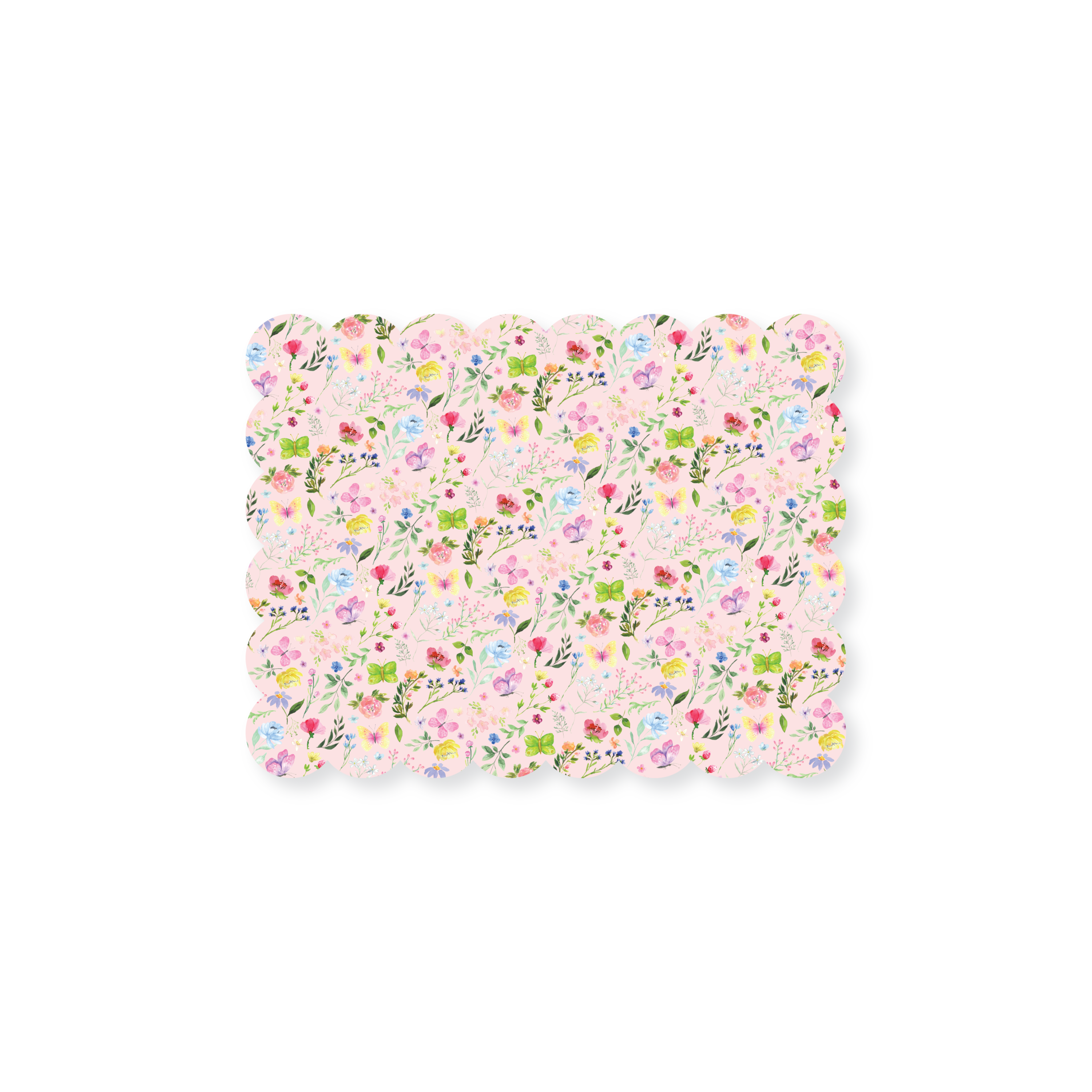 Wildflower Scallop Stationery