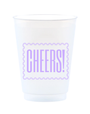 Cheers Lavender Reusable Frost Flex Cups