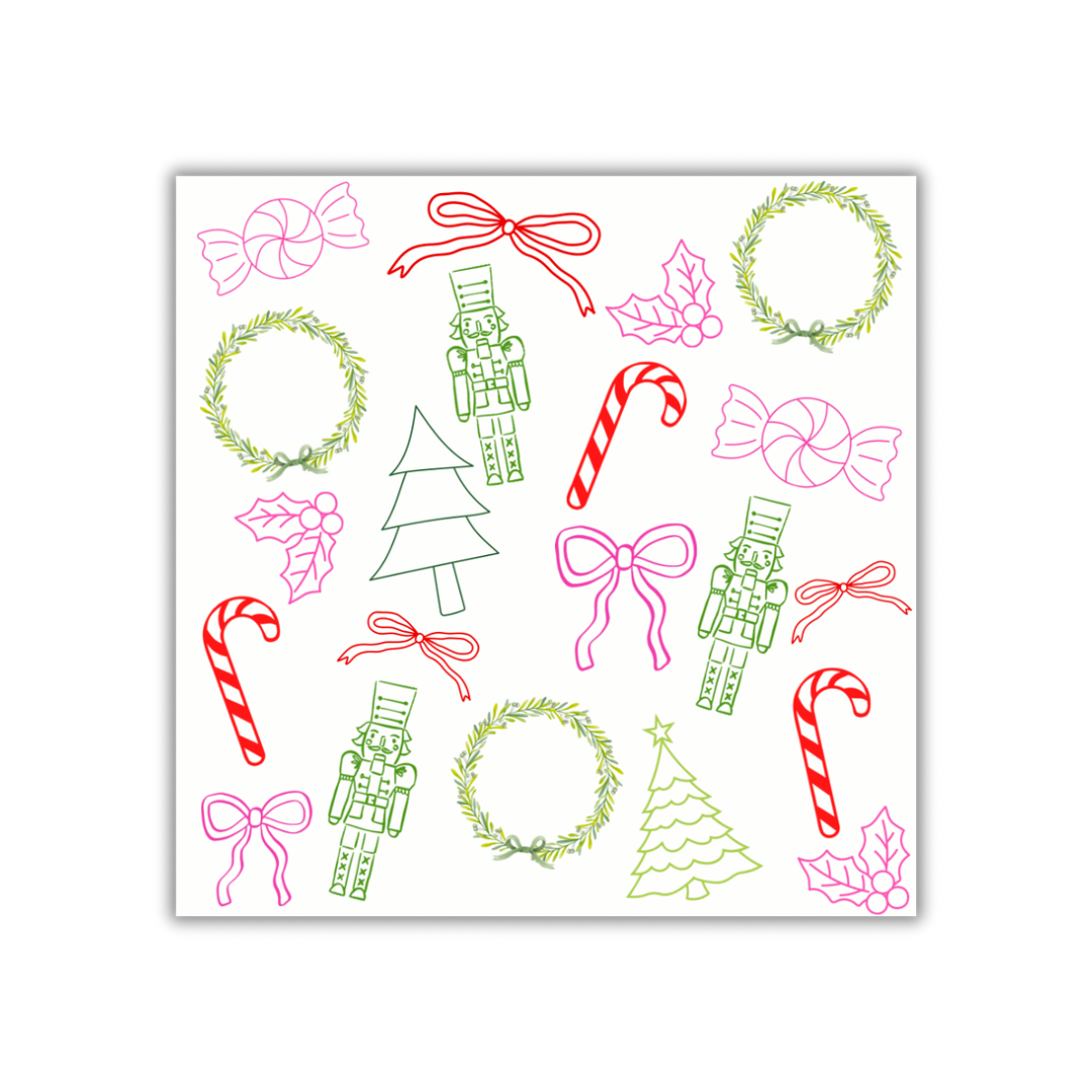 Christmas Icons Paper Party Napkins