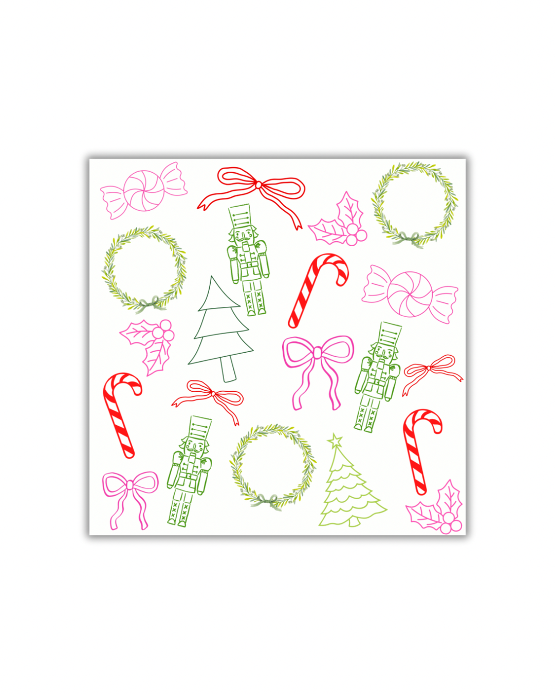 Christmas Icons Paper Party Napkins