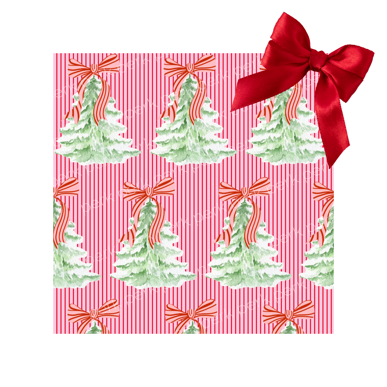 Christmas Tree Wrapping Paper Roll