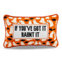 Haunt It Needlepoint Pillow