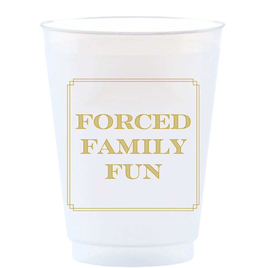 Forced Family Fun Reusable Frost Flex cups
