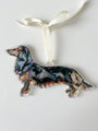 Dachshund Black and Tan Ornament