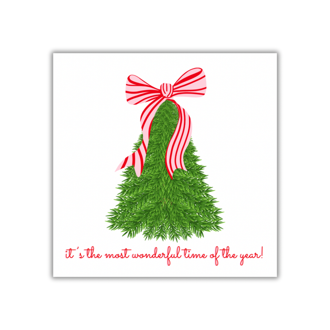 Christmas Tree Paper Party Napkins