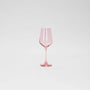 Tickle Me Pink - Colored Wine Glass