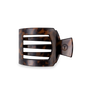 Square Flat Hair Clip | Med. | Tortoise