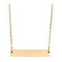 Horizontal Bar Necklace Engraving
