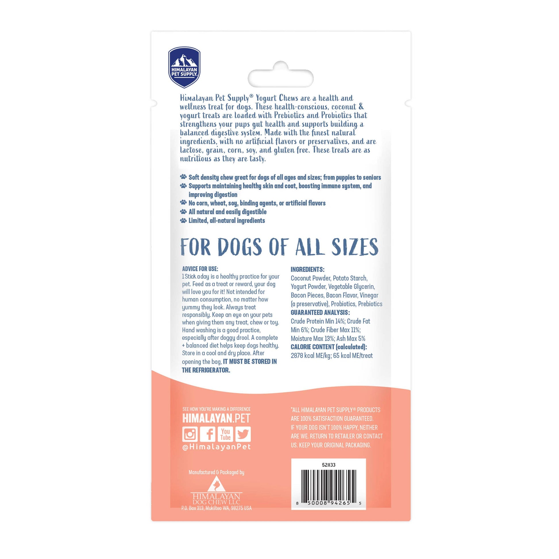 Yogurt Sticks - Bacon