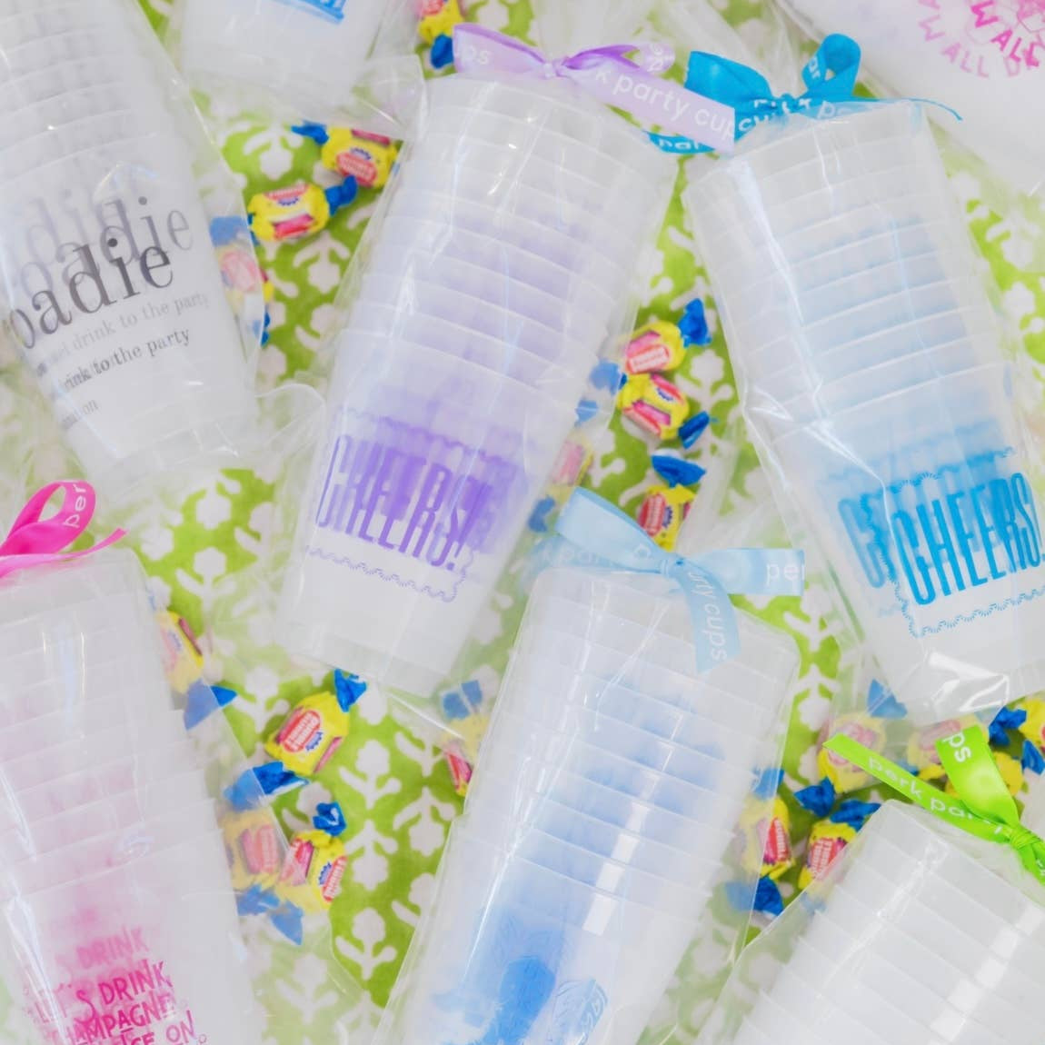 Cheers Lavender Reusable Frost Flex Cups