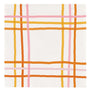 Pink and Orange Plaid Napkins