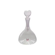 Glass Decanter Heart