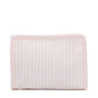 Small Roadie Pimlico Stripe Pink Zip Pouch