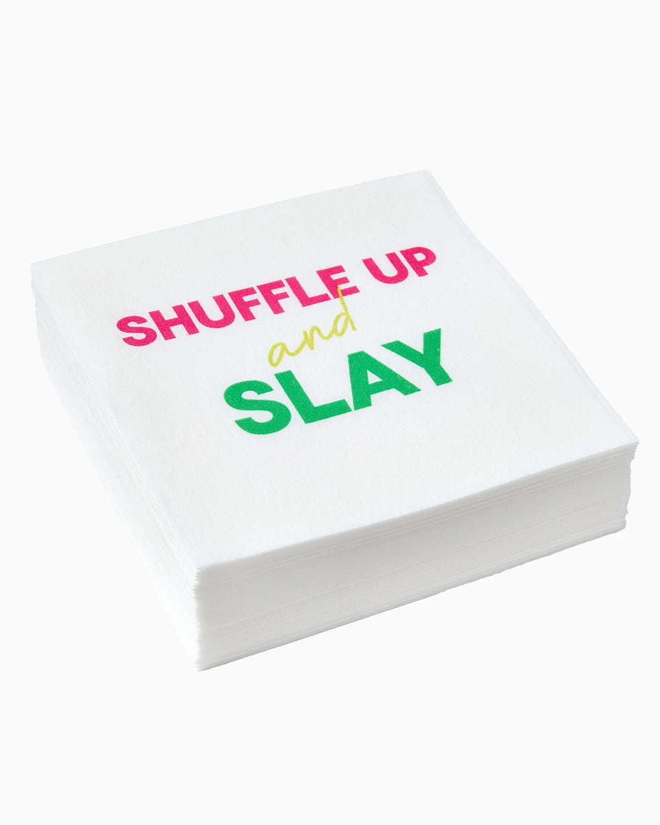Shuffle up and Slay napkins