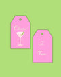 Cheers Martini Gift Tags