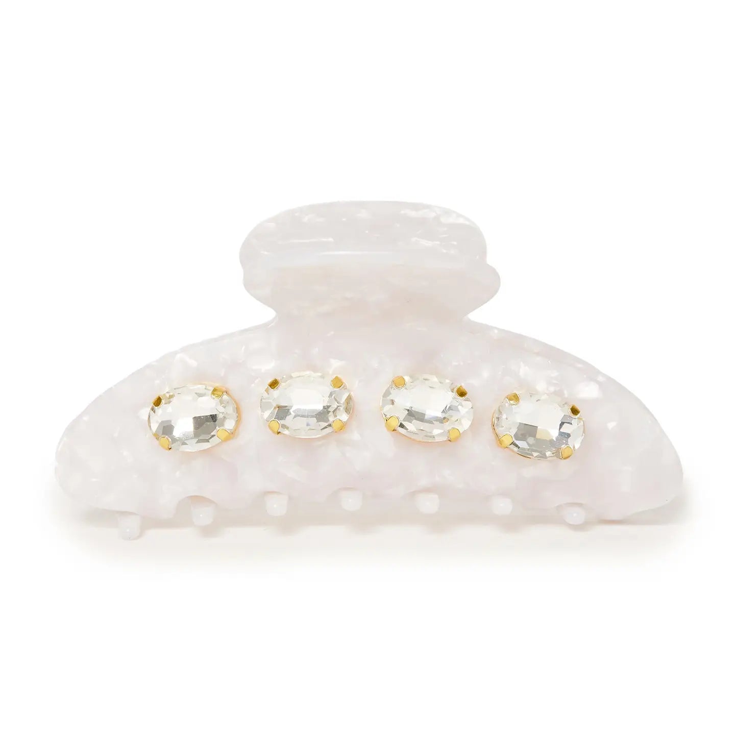 Mother of Pearl Large Crystal Claw Clip – Hjanejewels Mother of Pearl Large Crystal Claw Clip – Hjanejewels