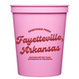 Greetings From Fayetteville Arkansas Stadium Cups