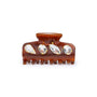 RUST MINI CRYSTAL CLAW CLIP