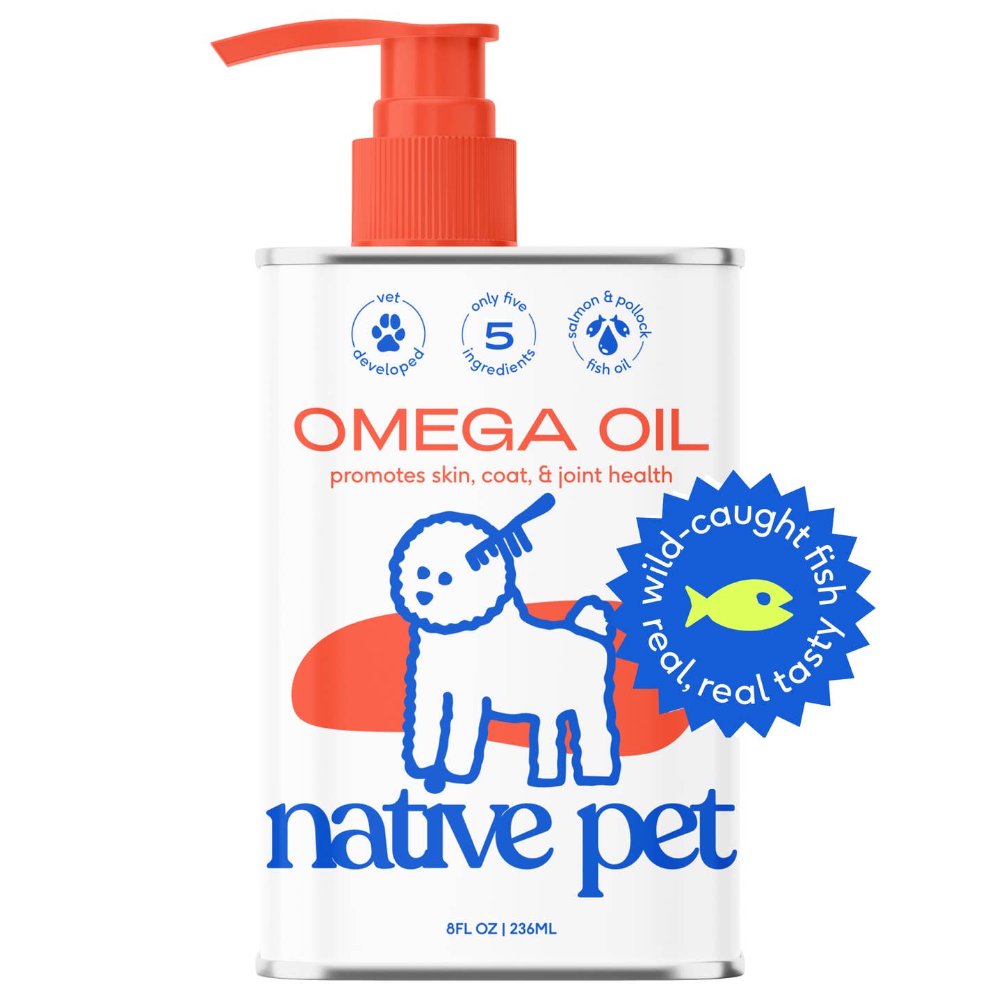 Omega-3 Fish Oil, Skin & Coat Health Supplement For Dogs