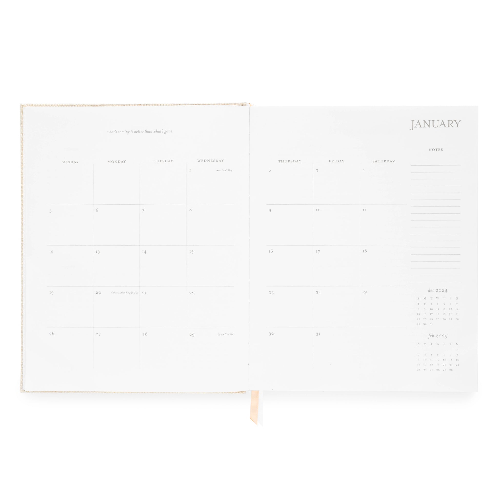 2025 Flax Desk Agenda