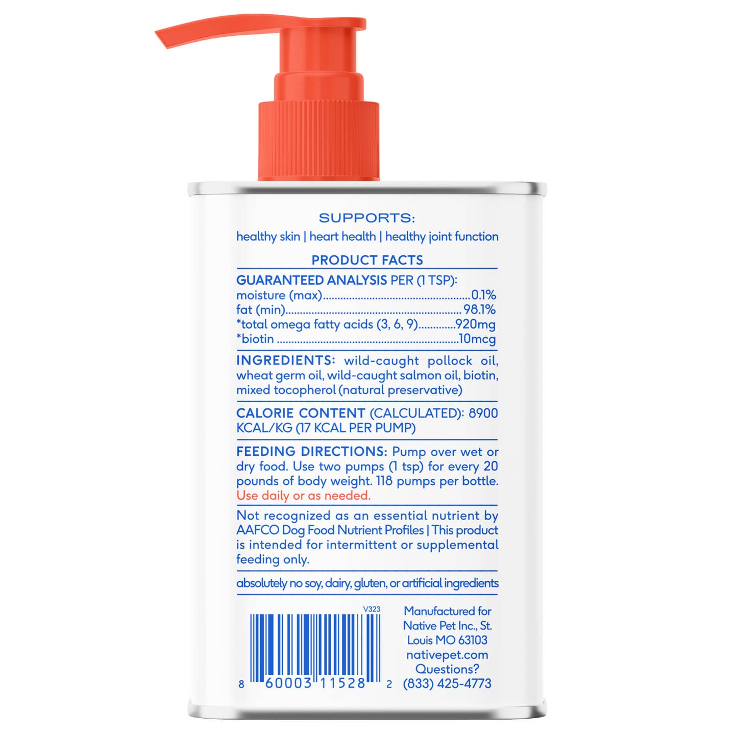 Omega-3 Fish Oil, Skin & Coat Health Supplement For Dogs