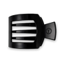 Jet Black Flat Square Hair Clip