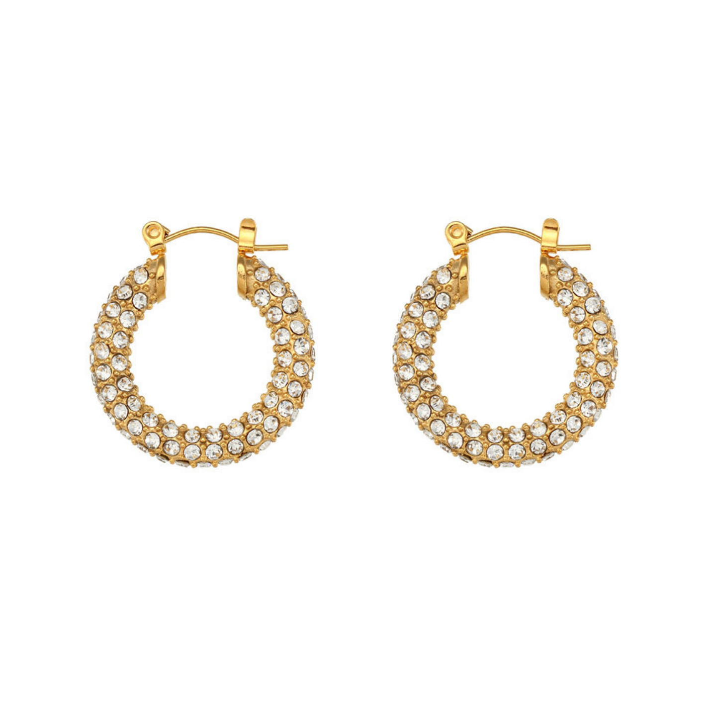 Cara Huggie Hoops large