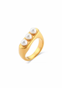 Triple Pearl Ring