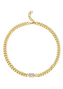 Cubic Zirconia Stone Necklace