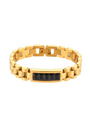 Black Zirconia Wristwatch Chain Bracelet