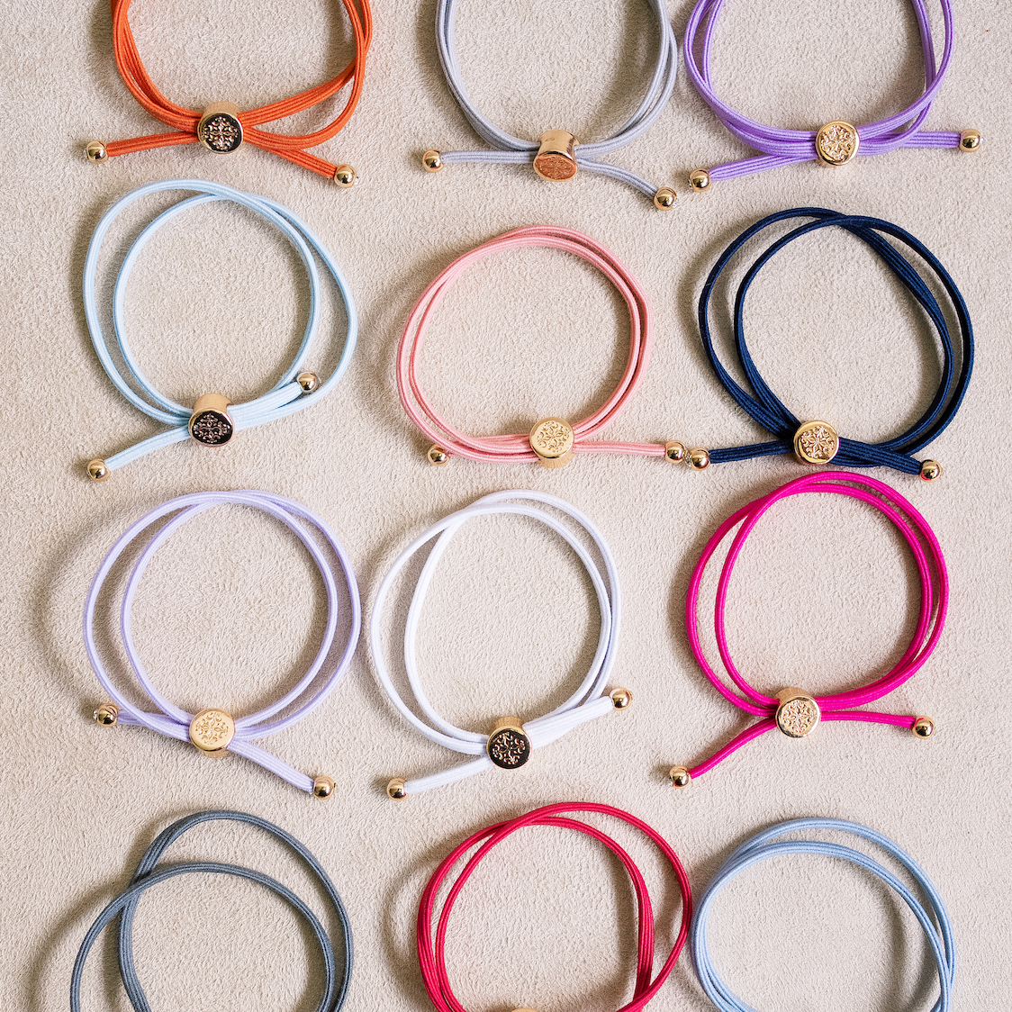 Skinny Hair Tie Set - Bride To Be