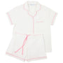 Logan Pink Short Sleeve Shorty Pajamas