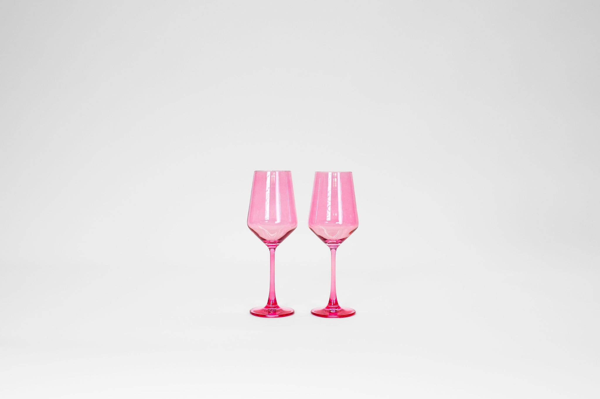 Bubblegum Pink - Colored Wine Glass