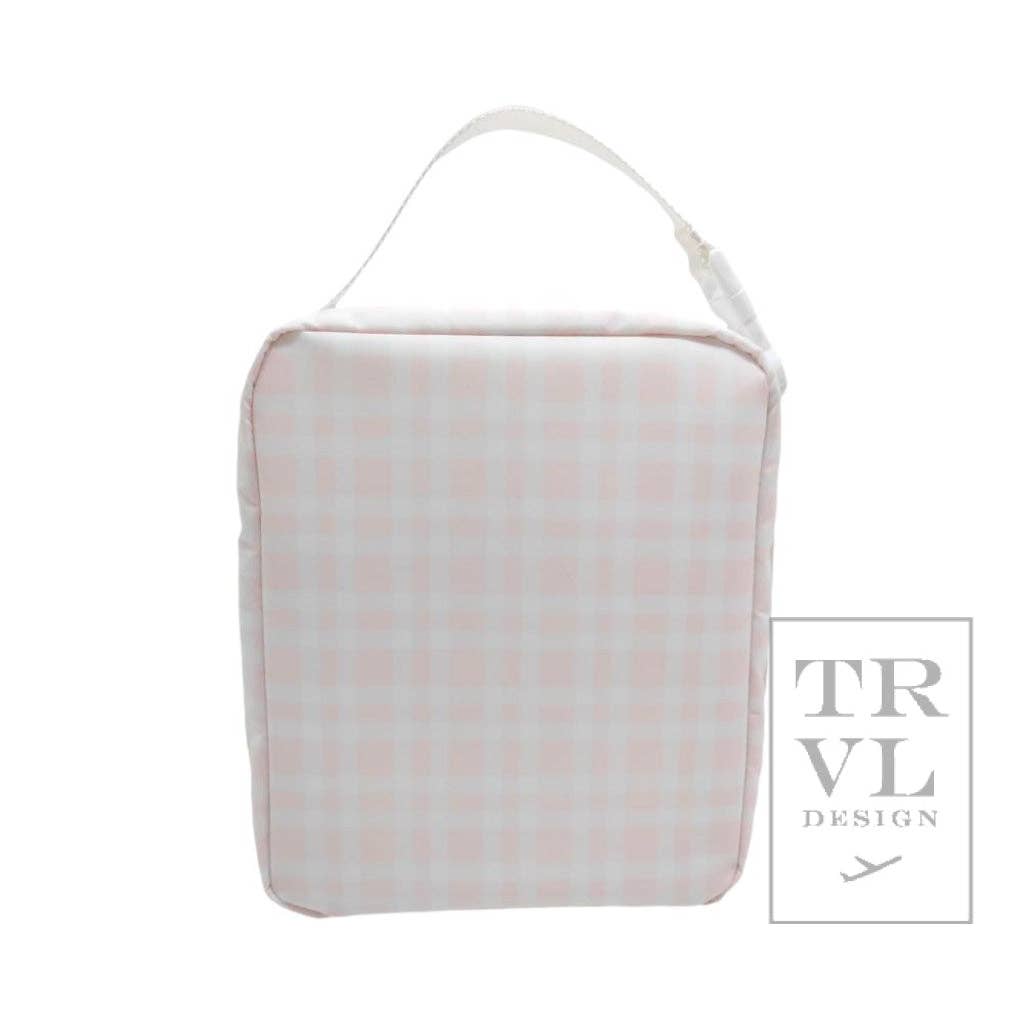 Lunch Box Insulated Lunch Bag - Pimlico Plaid Pink