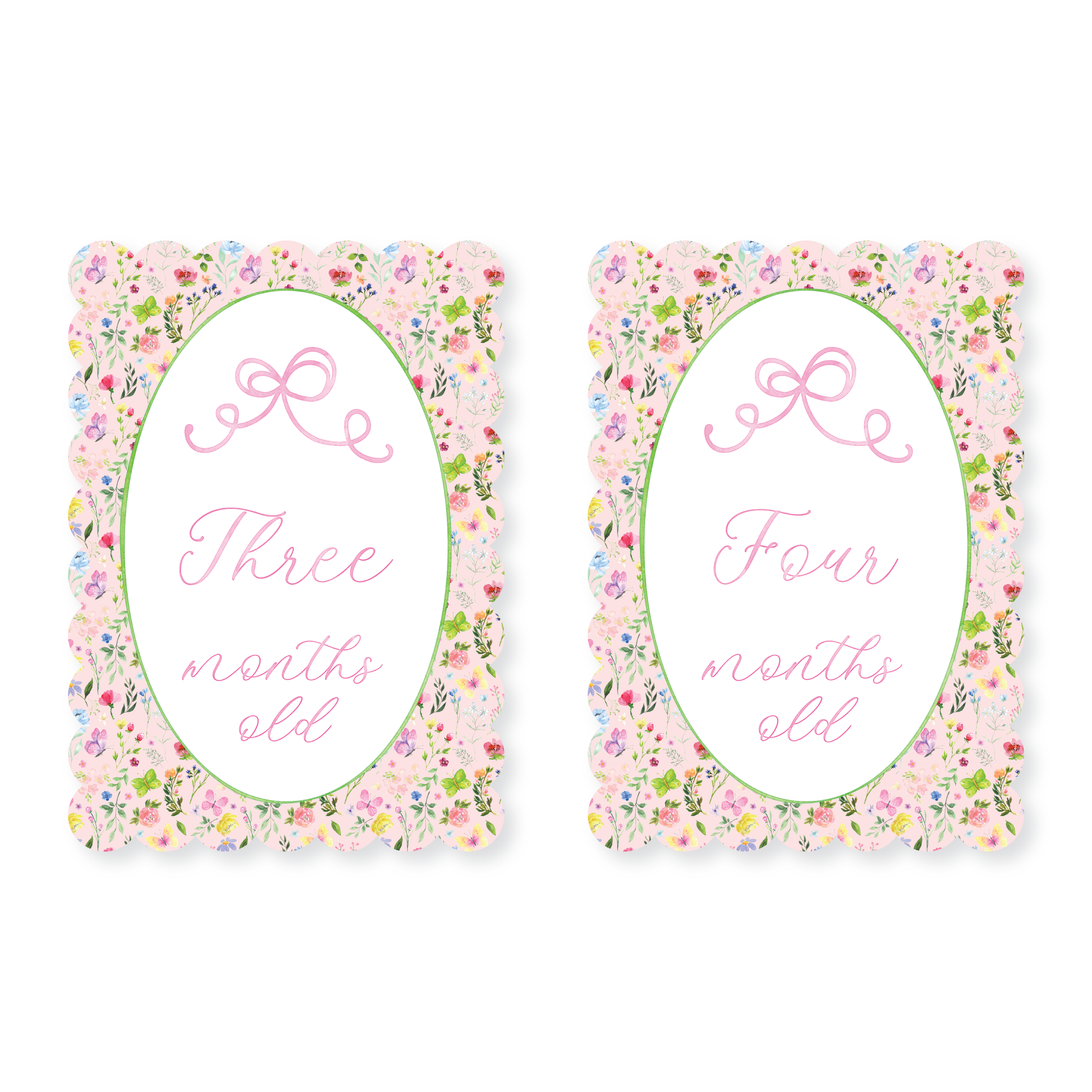 Wildflower Milestone Cards