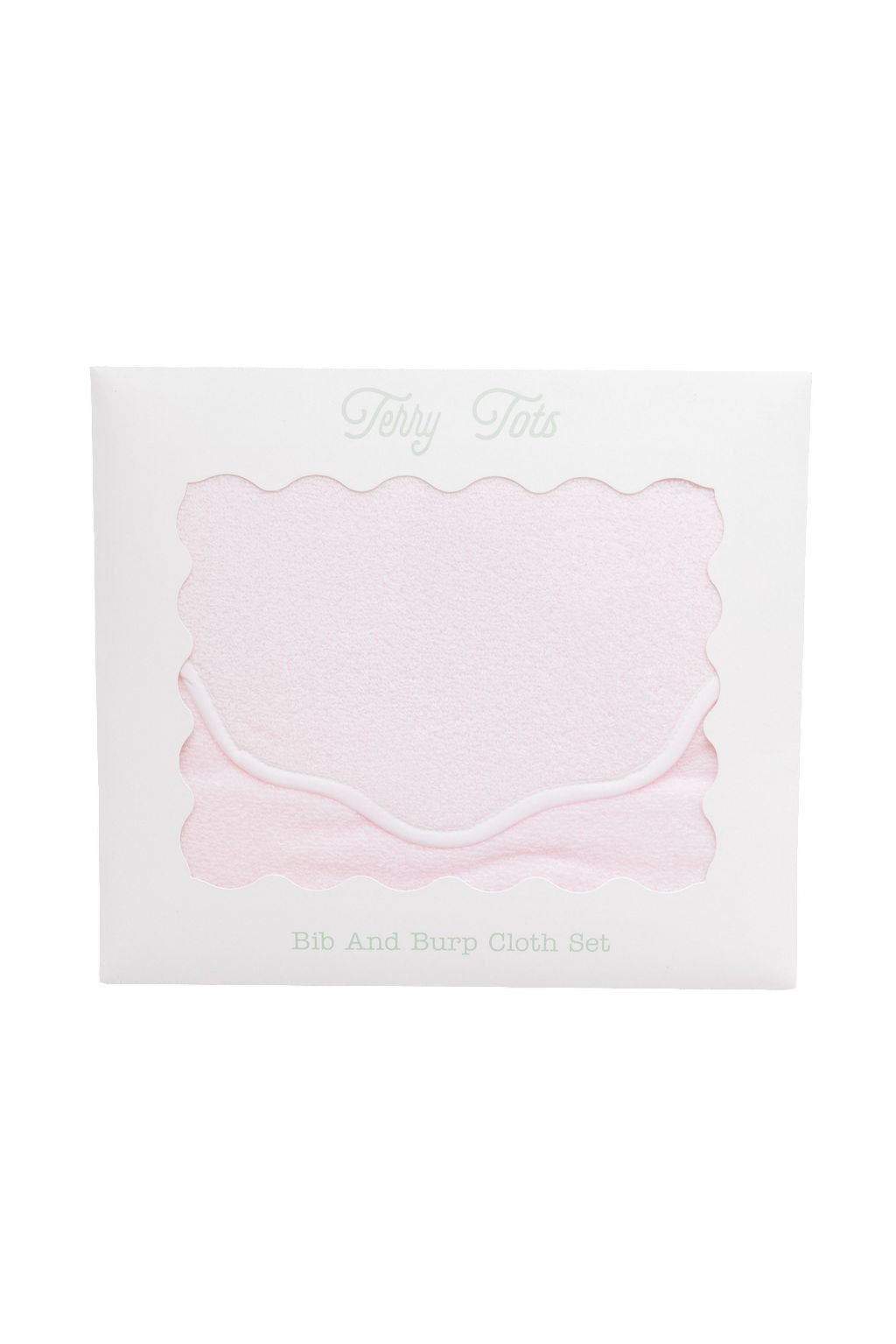 Bib & Burp Set - Pastel Pink Terry