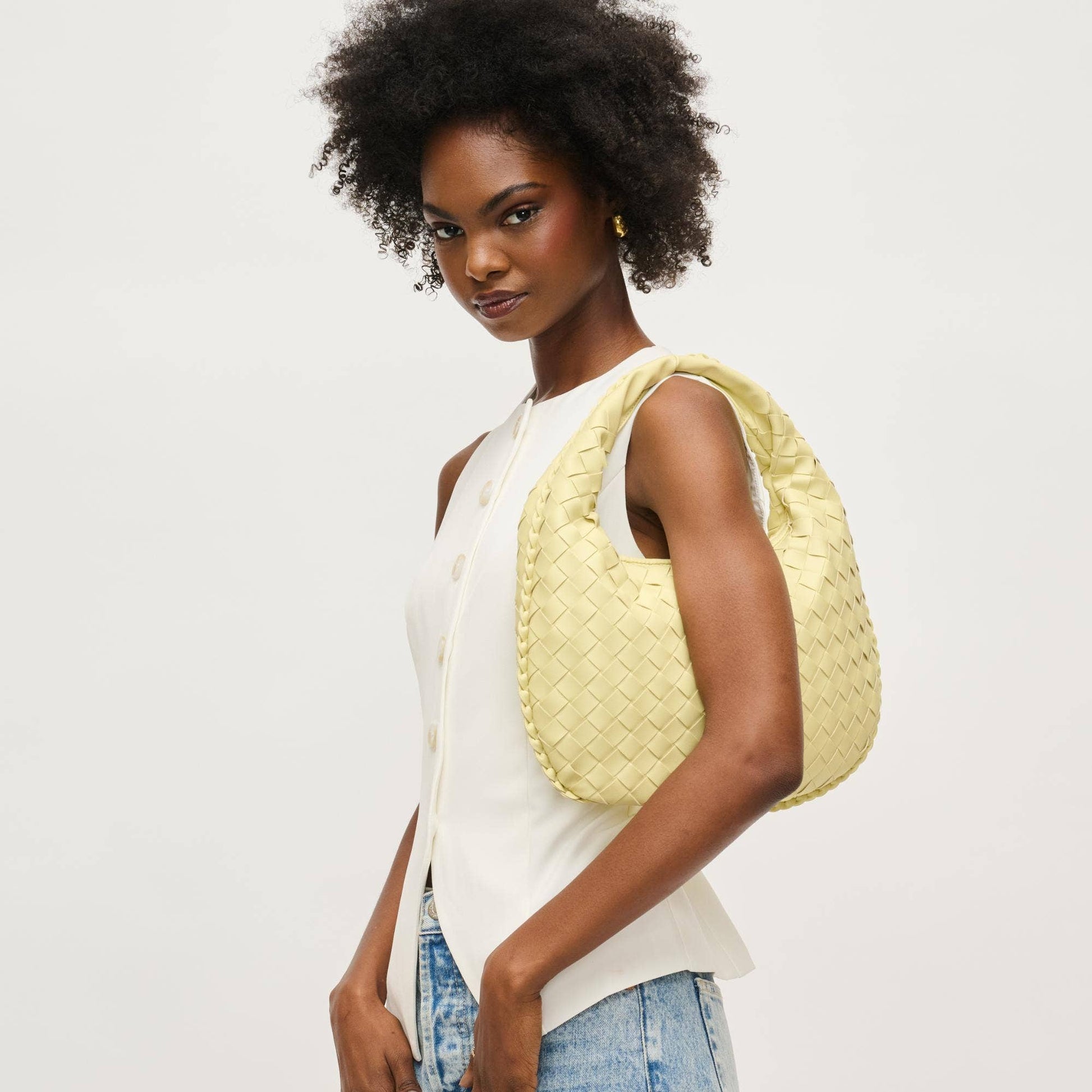 Wendy Woven Shoulder Bag
