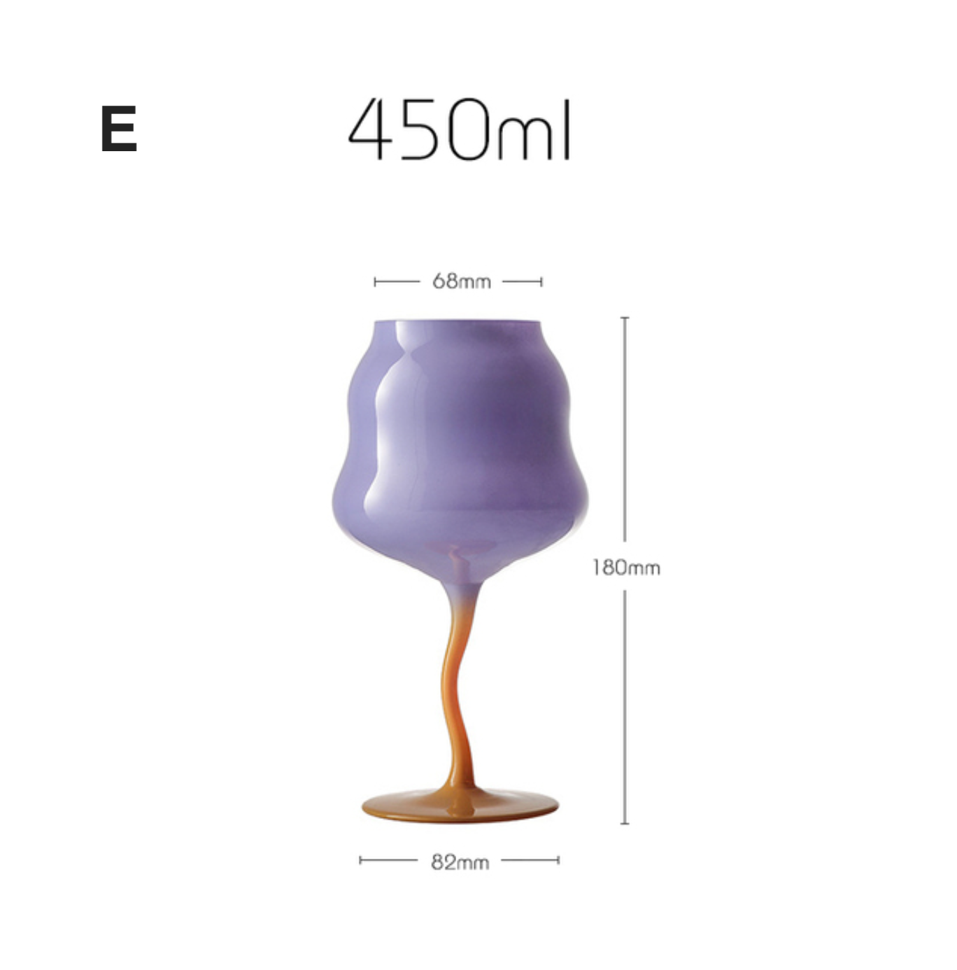 Retro Crystal Wine Glass