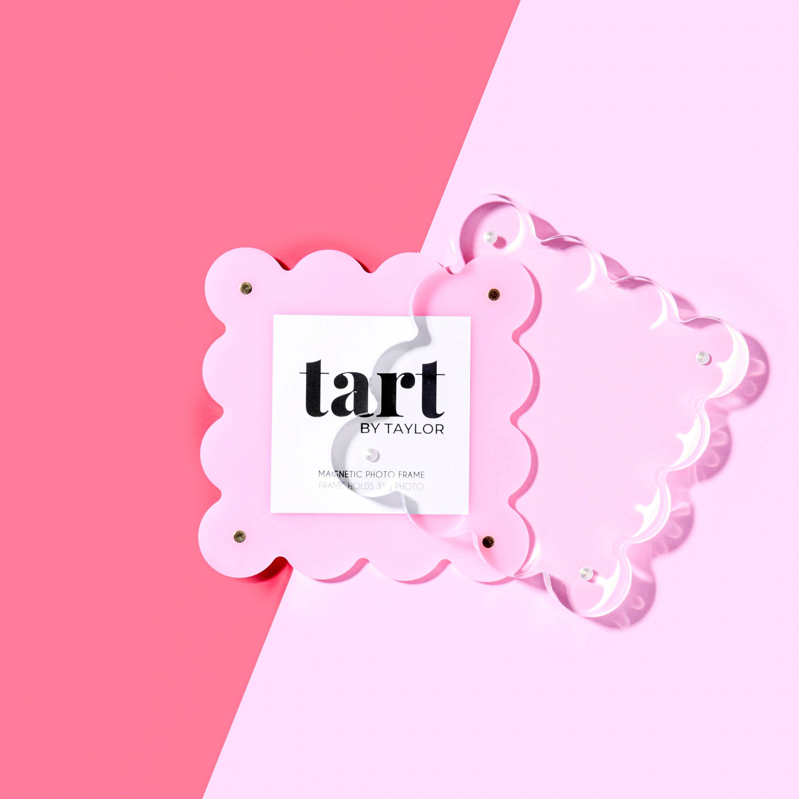 Light Pink Mini Acrylic Picture Frame