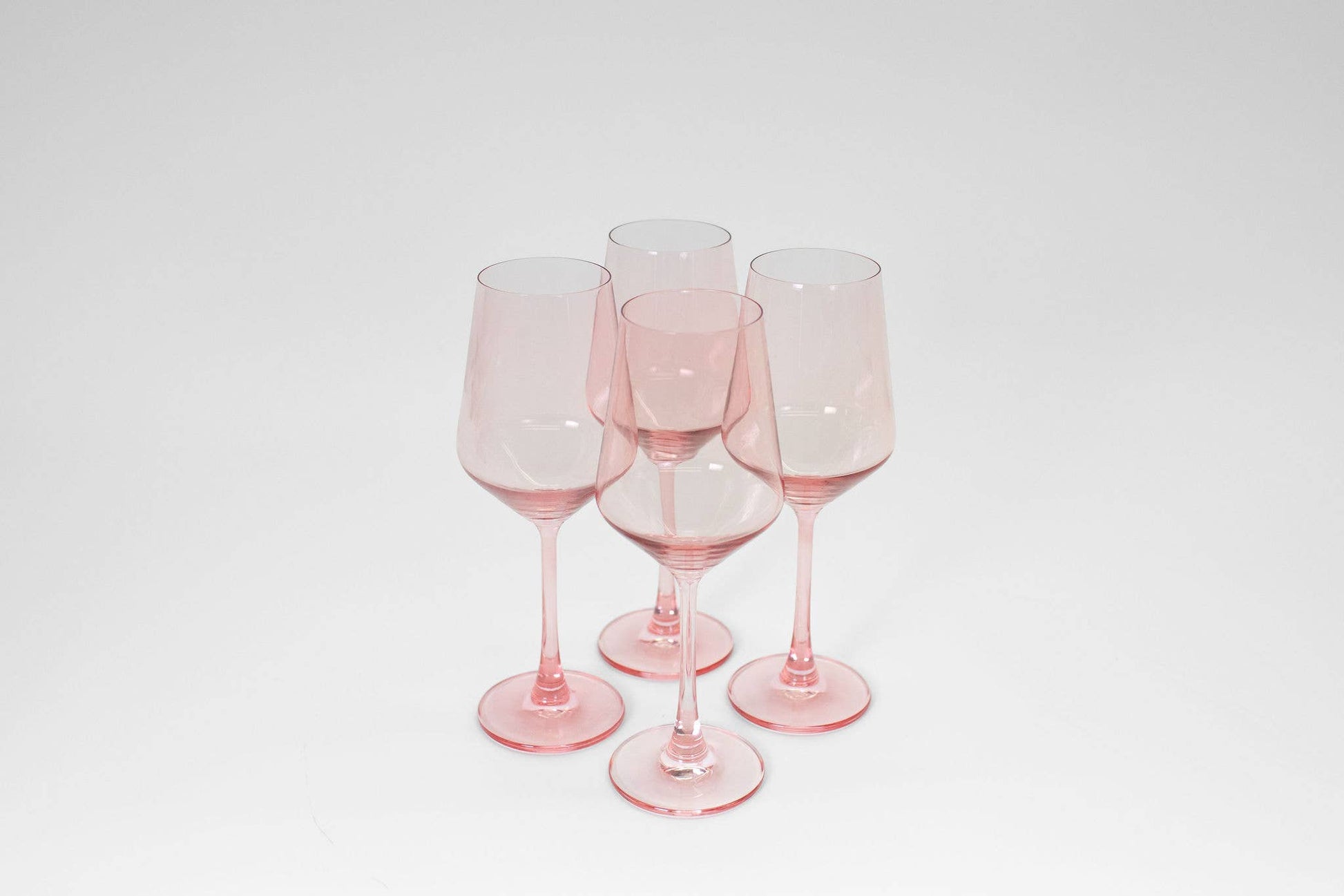 Tickle Me Pink - Colored Wine Glass