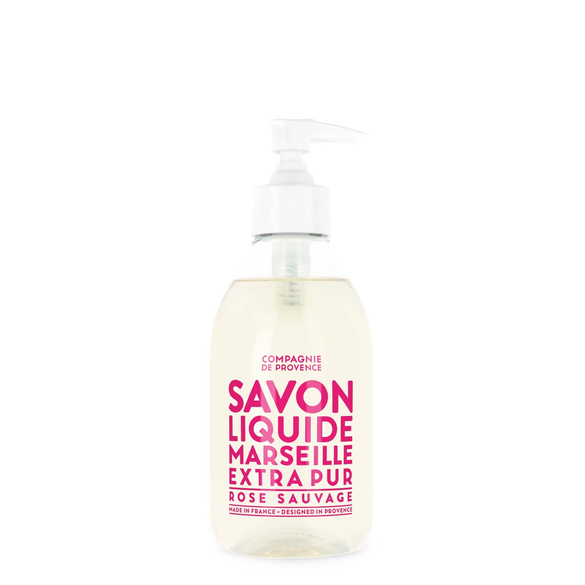 Liquid Marseille Soap Wild Rose 10 fl oz Plastic