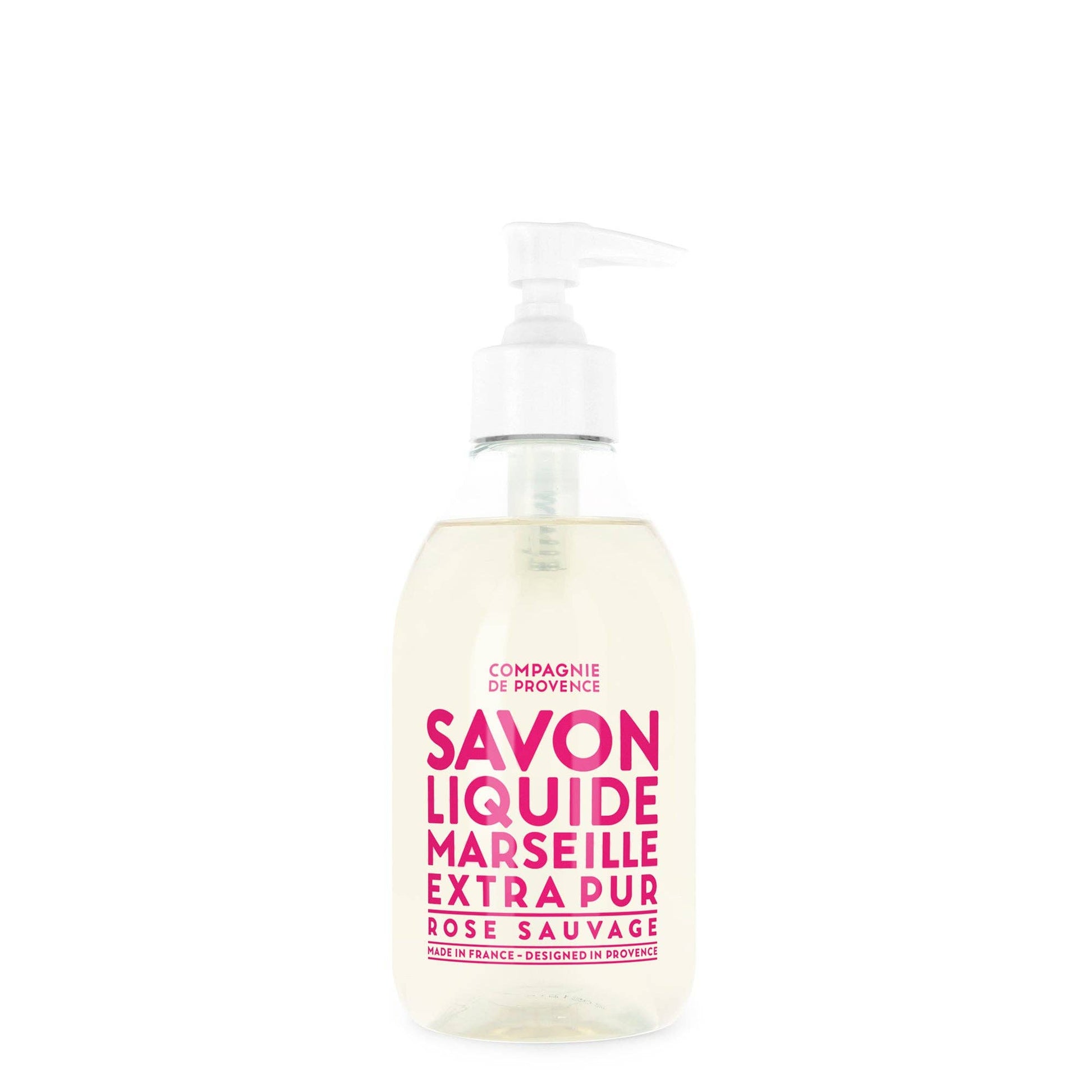 Liquid Marseille Soap Wild Rose 10 fl oz Plastic